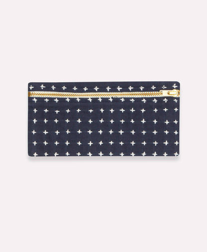 Cross-Stitch Pencil Case: Moss