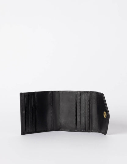 Georgie's Leather Bifold Wallet- Black 