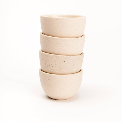 The Stacking Thimble Cup Handmade Ceramic : Dune