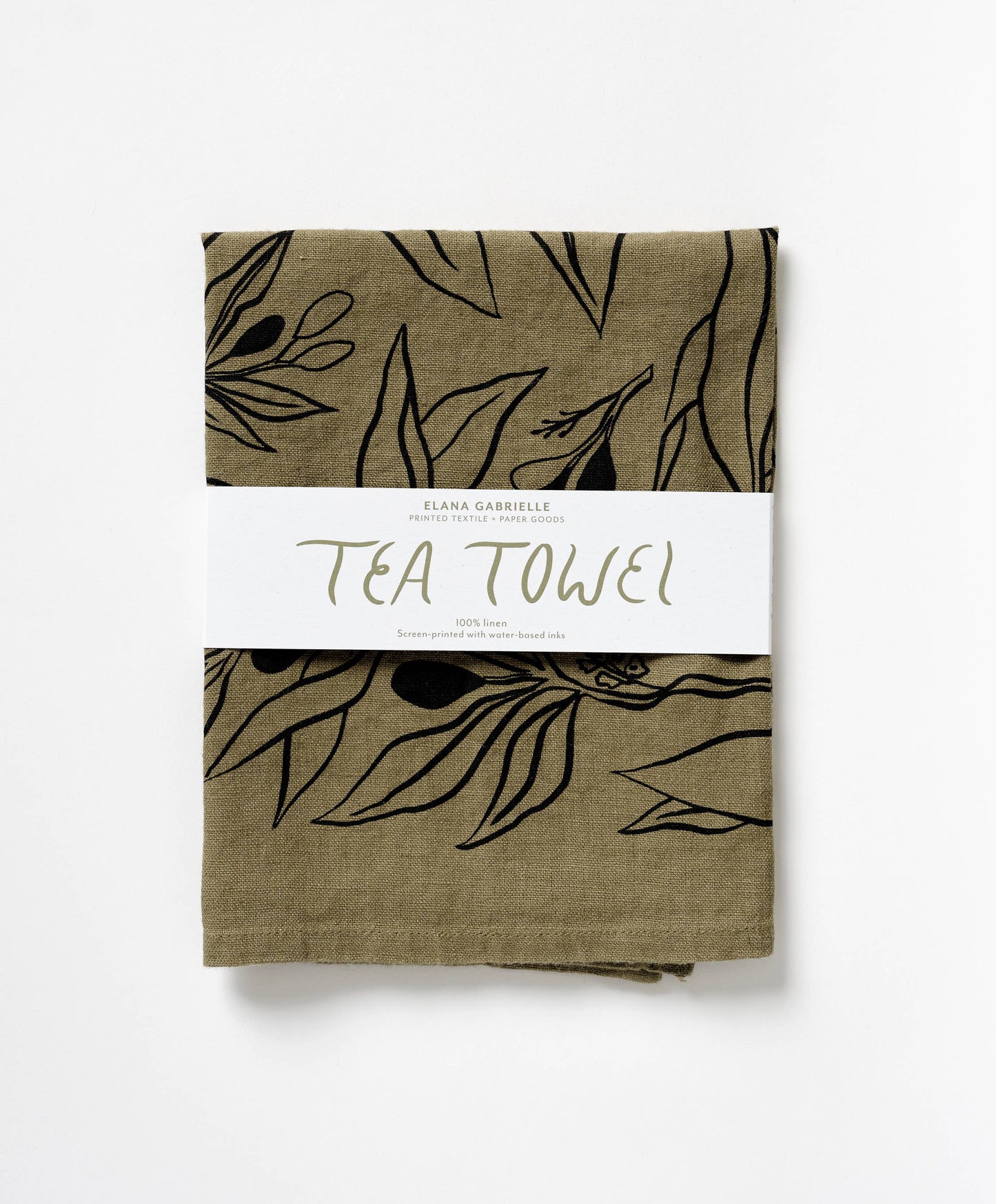Olives Tea Linen Towel
