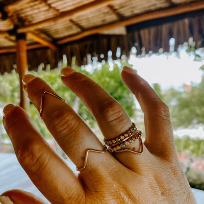 Mountain Stacking Ring: Sterling Silver / 8