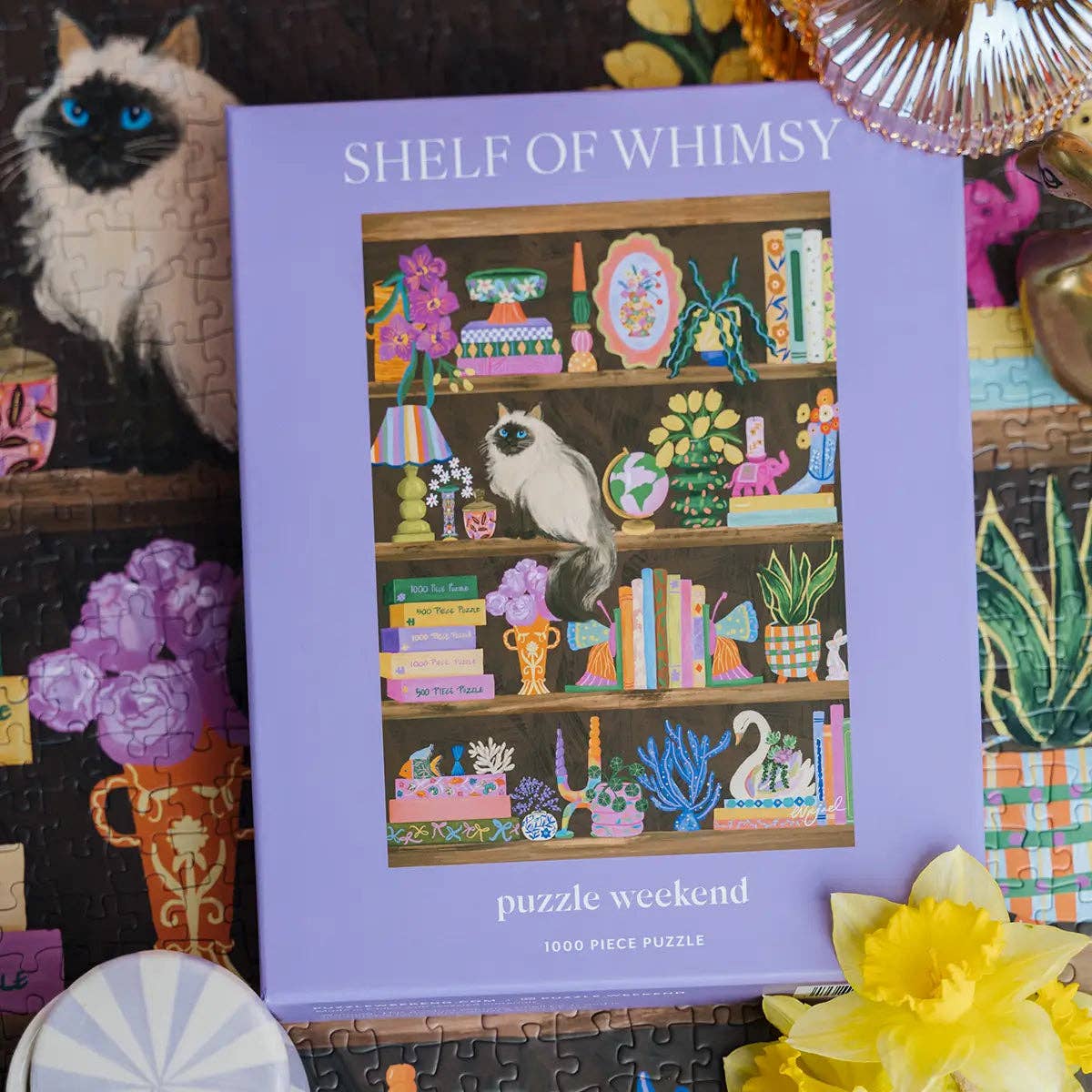 Shelf of Whimsy 1000 Piece Puzzle