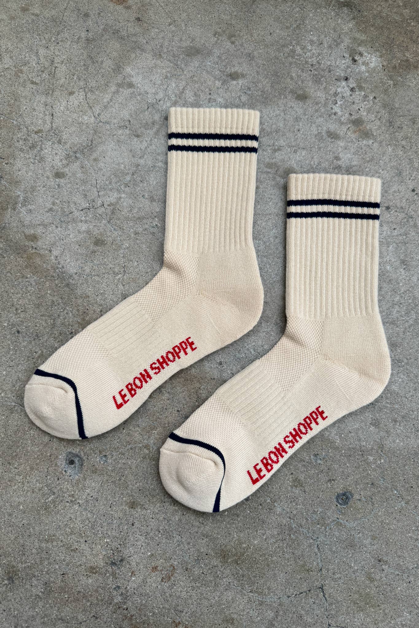 Boyfriend Socks: Cashew