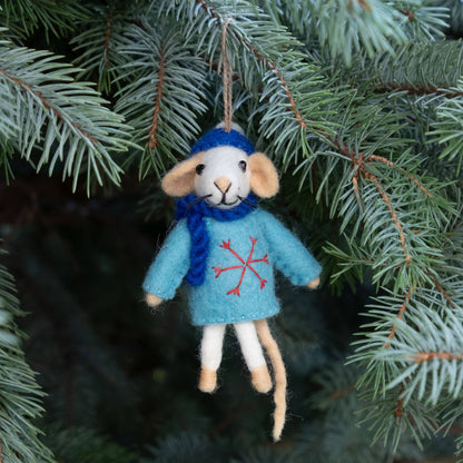 Felt Mouse Ornament