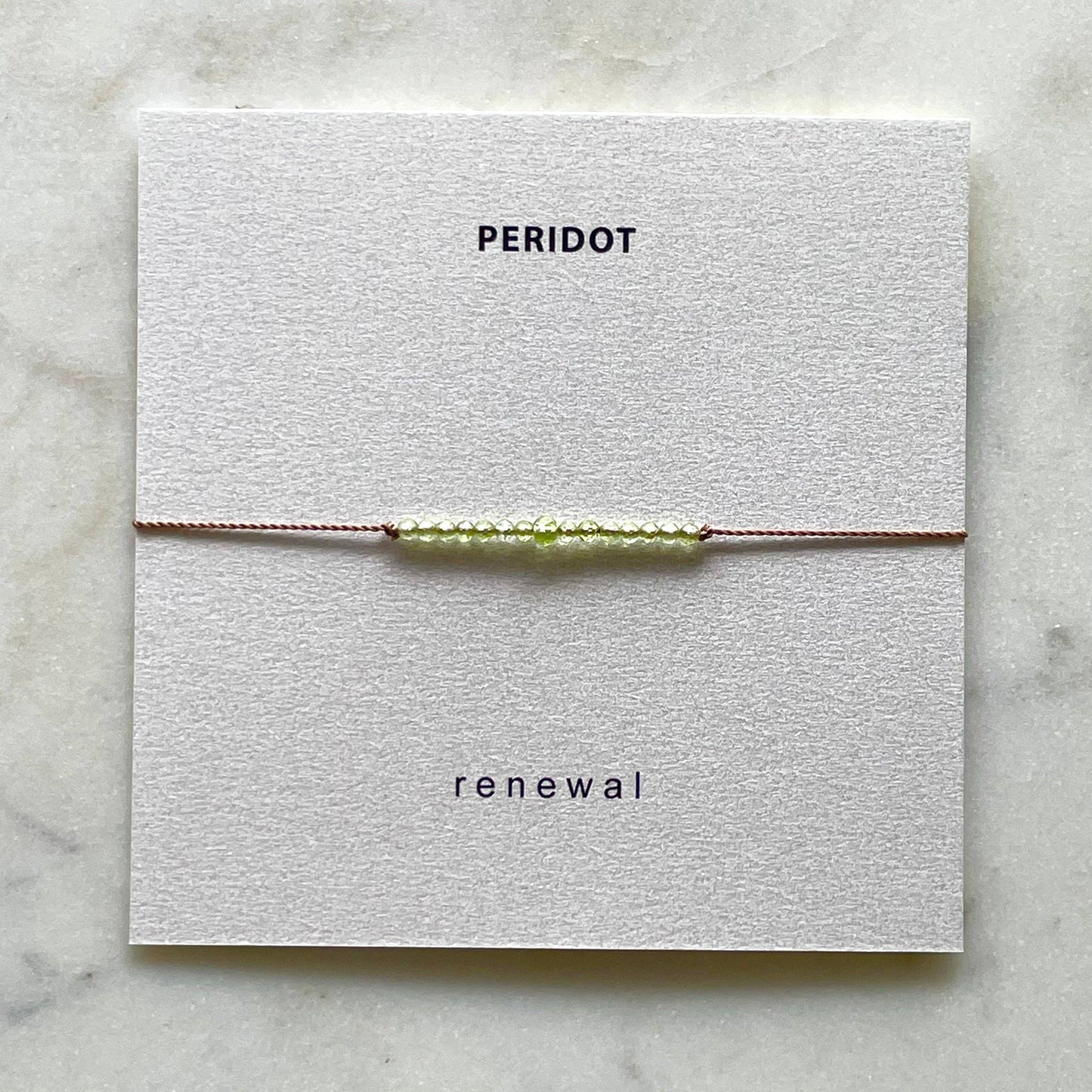 Peridot Bracelet