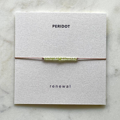 Peridot Bracelet