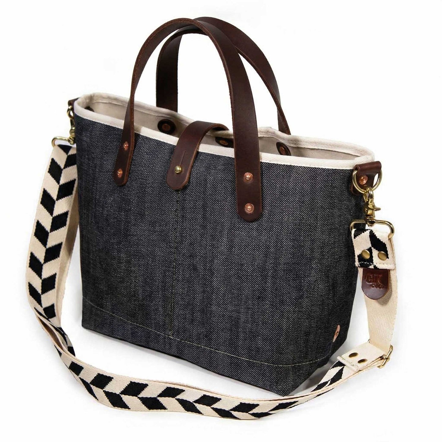 Japanese Denim Mini Tote: Indigo