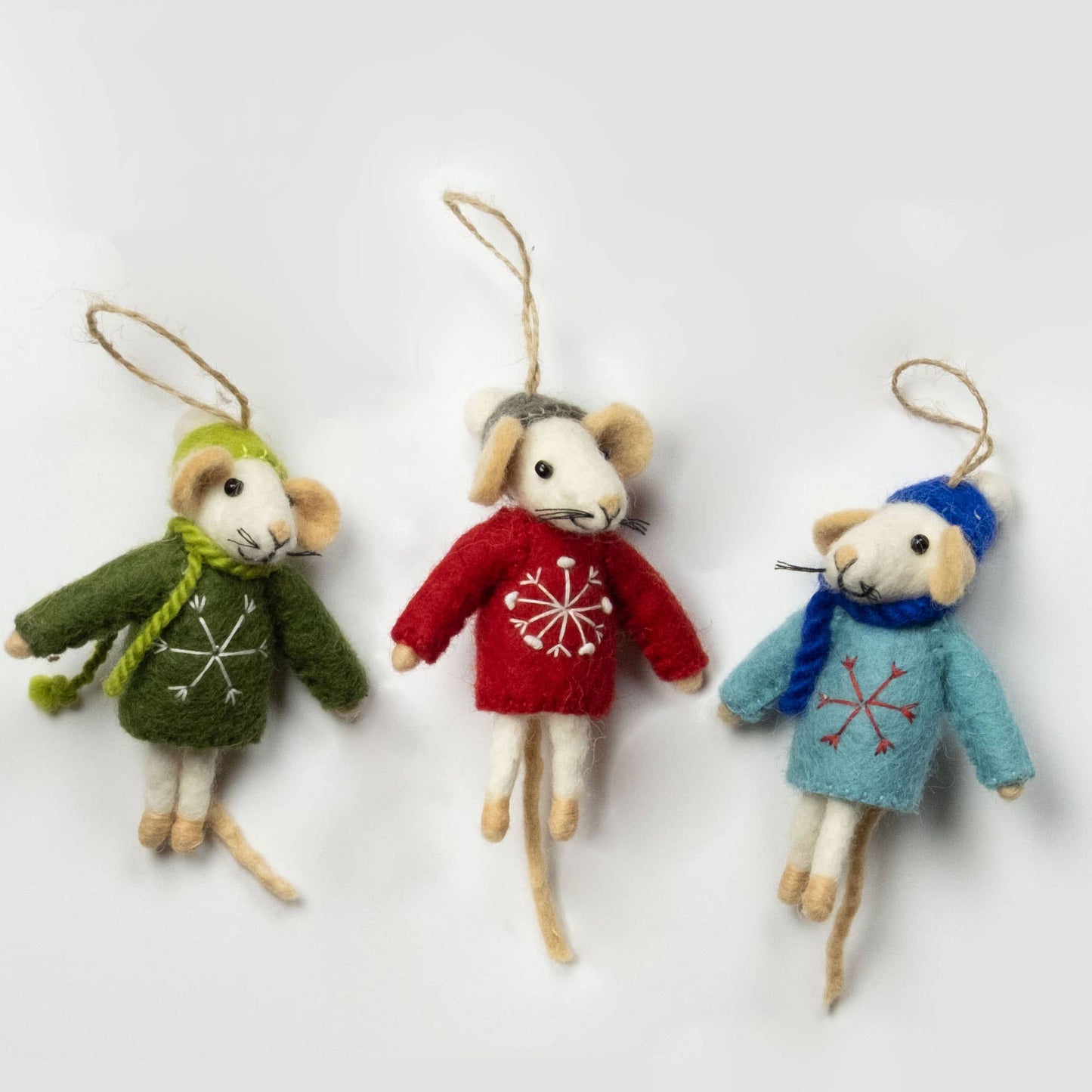 Felt Mouse Ornament
