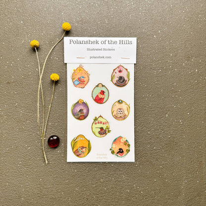 Floral Flight Crew Sticker Sheet