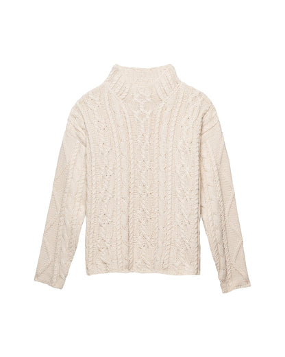 Honest Cotton - Charlie Cable Knit: Cream