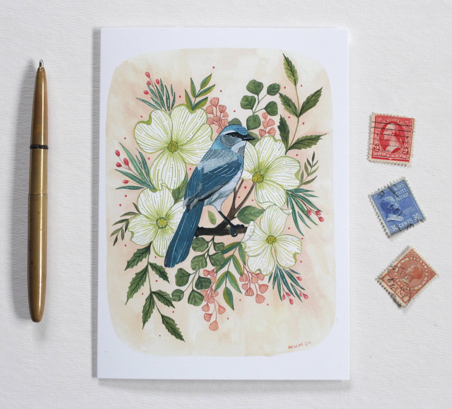 Greeting Card Blank - Scrub Jay