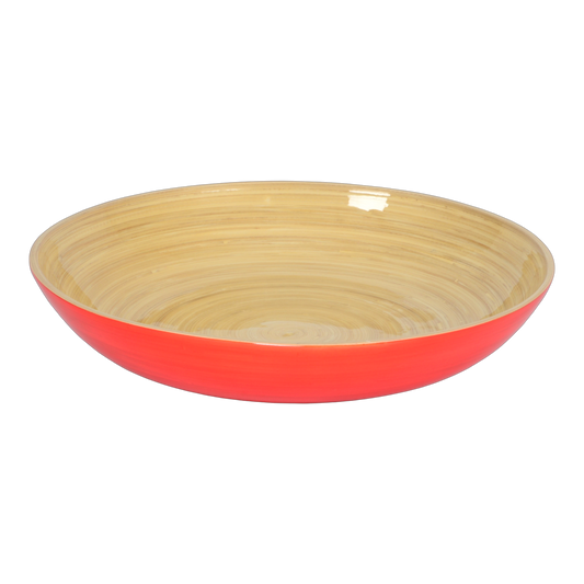 Bamboo Fruit Bowl: Orange