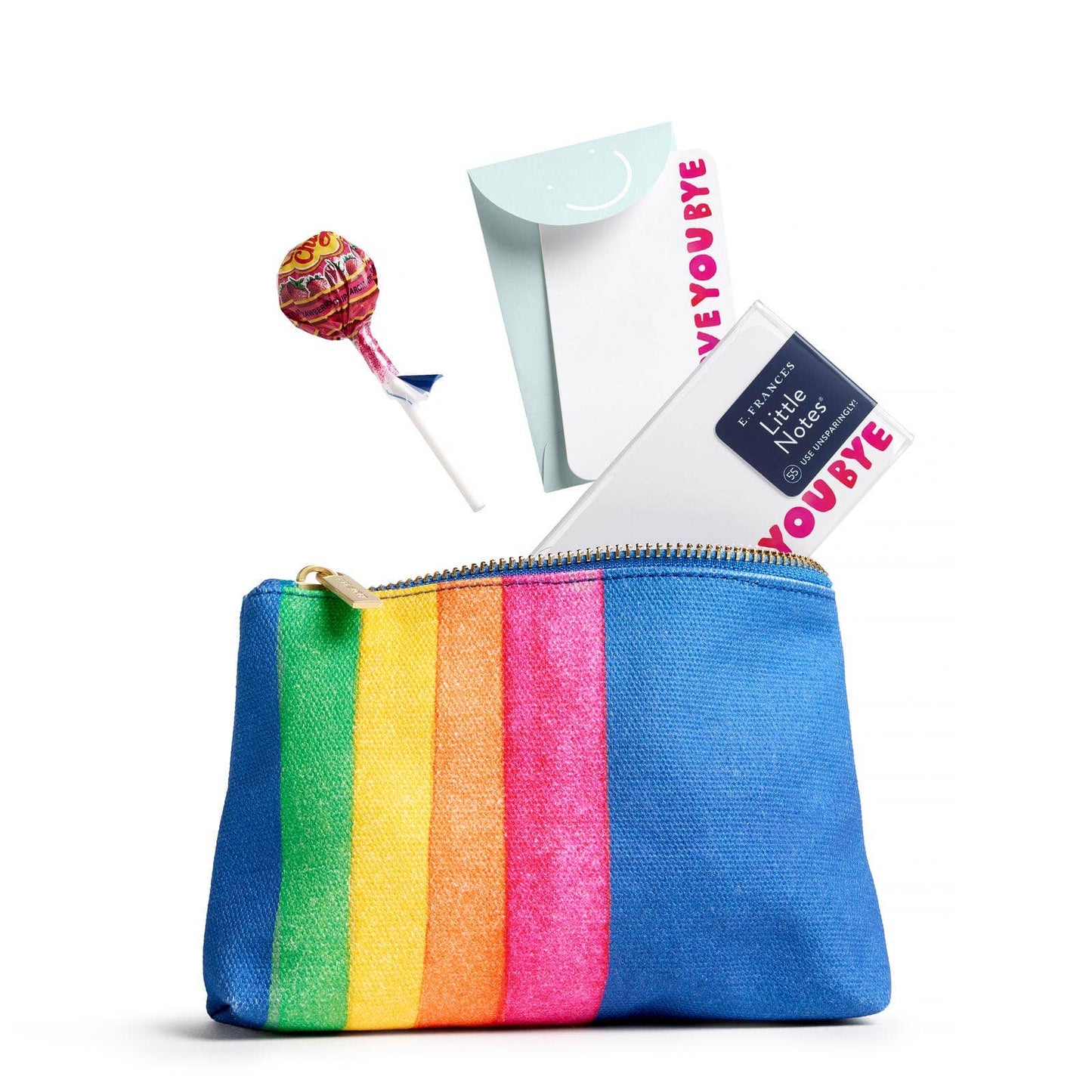 Retro Rainbow Little Pouch