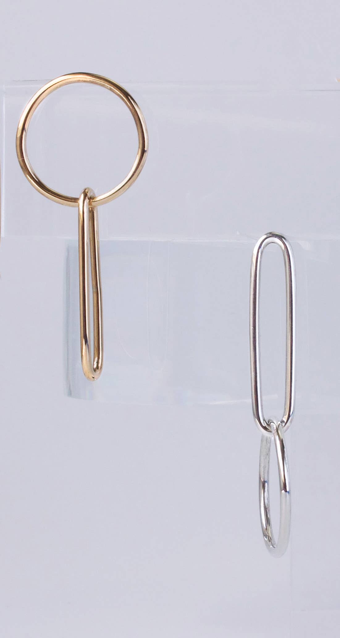 Mirror Link Earrings 14K Gold Fill