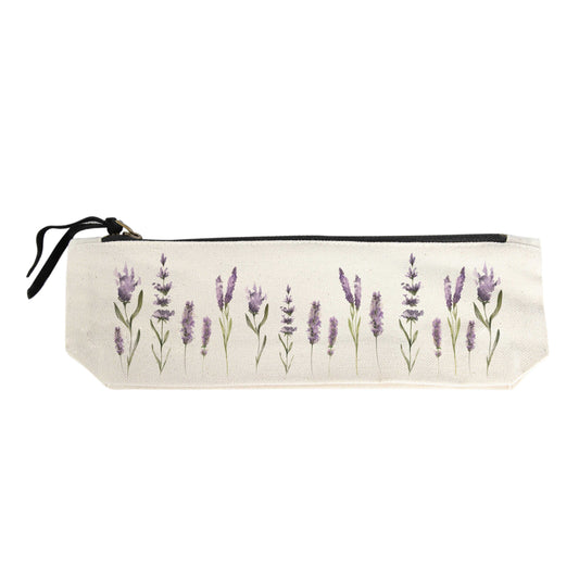 Lavender Blooms Pencil Pouch