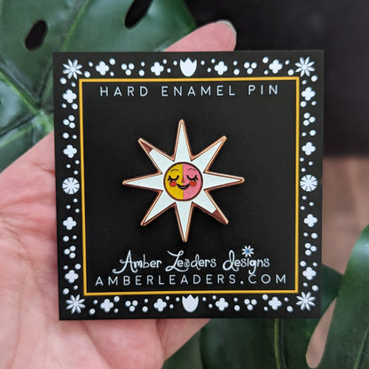 Rose Gold Sunshine Hard Enamel Pin