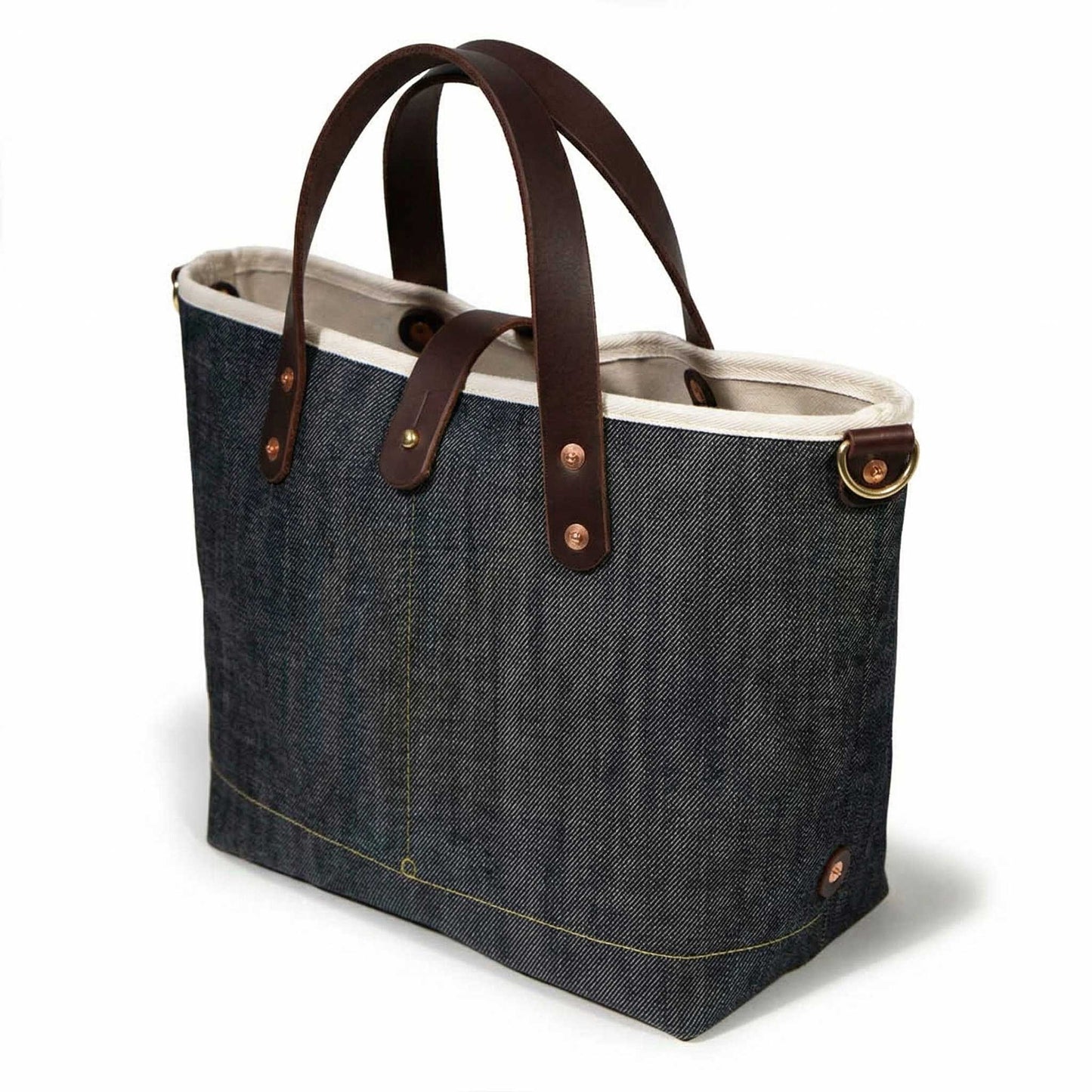 Japanese Denim Mini Tote: Indigo