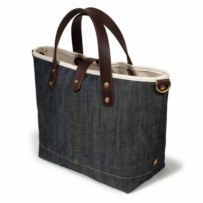 Japanese Denim Mini Tote: Indigo