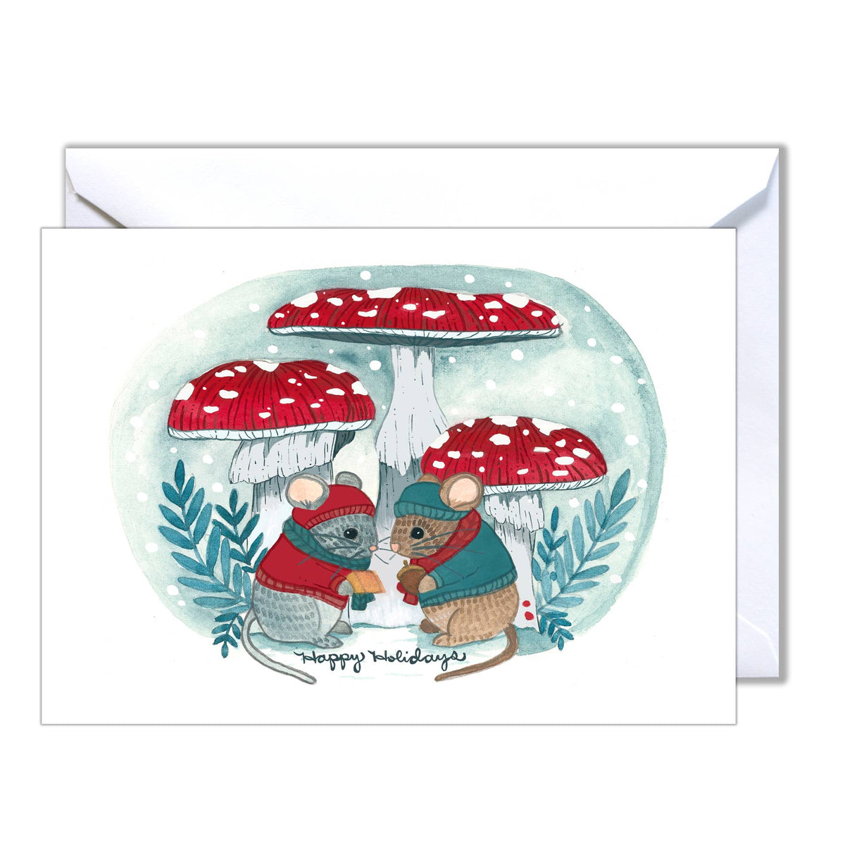 michele maule - Holiday Card - Holiday Mice