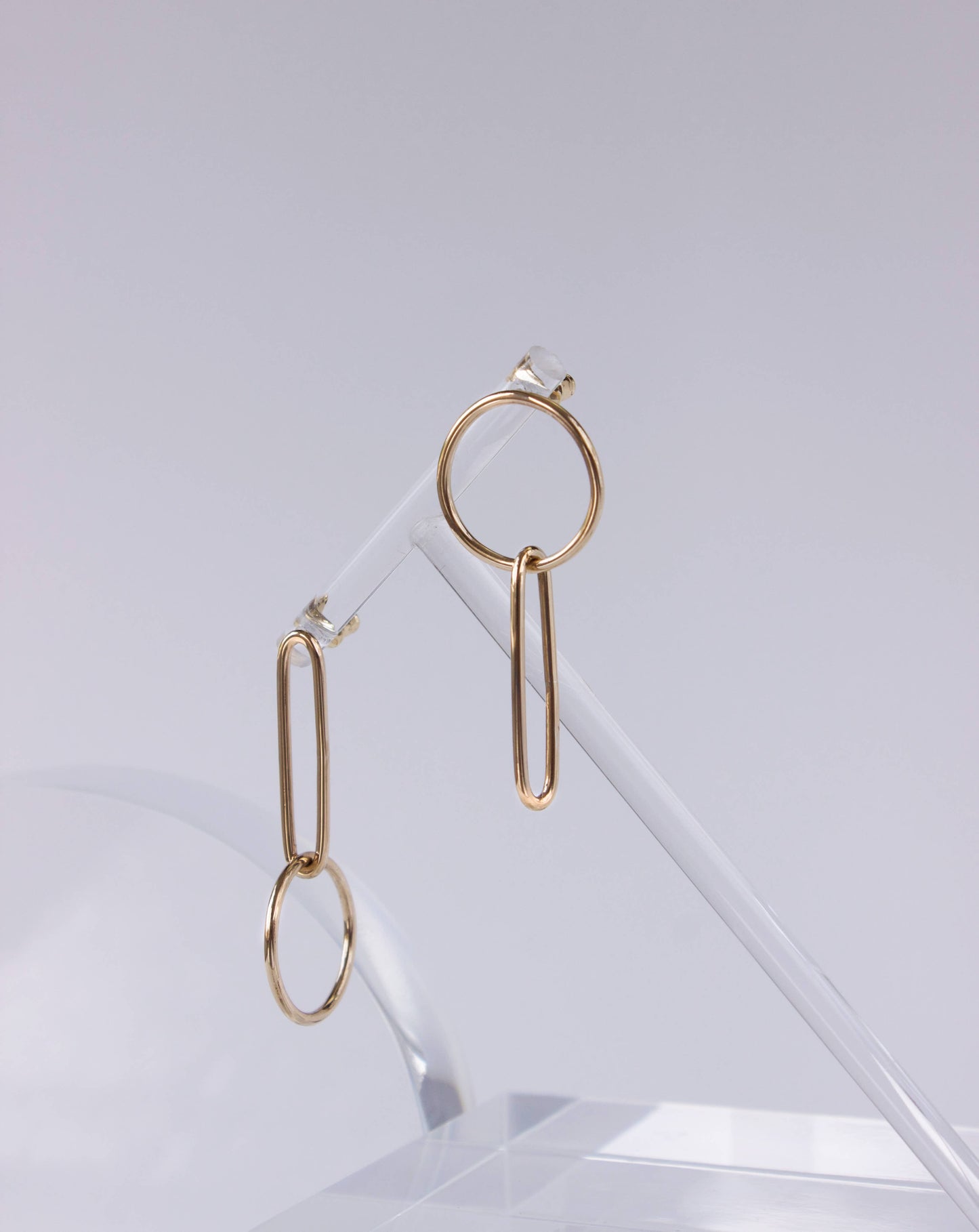 Mirror Link Earrings 14K Gold Fill