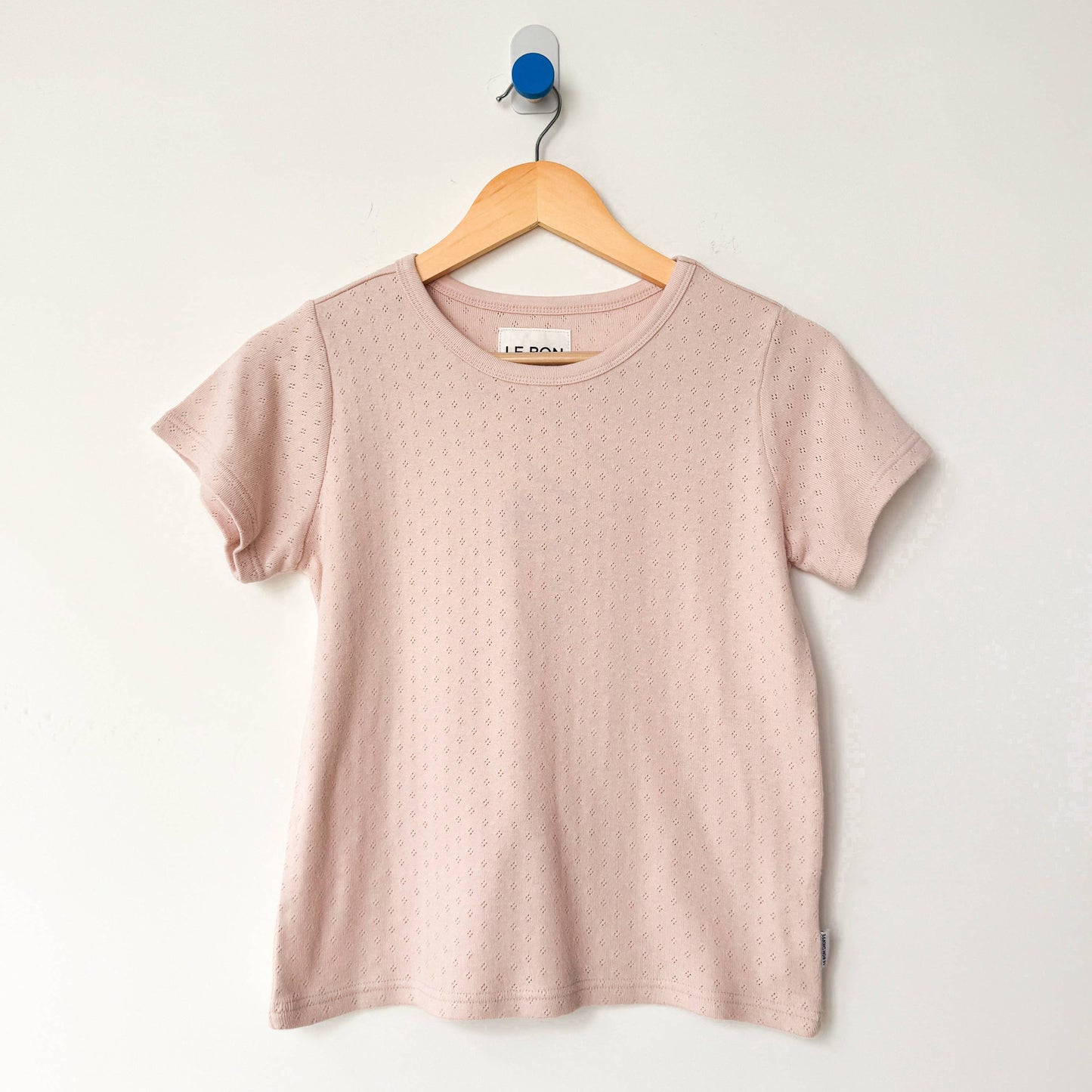 Rose Pointelle T Shirt