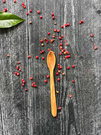 Olive Wood Small Sugar Spoon