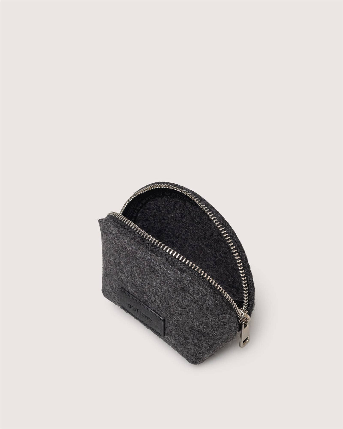 Graf Lantz - Pochi Merino Wool Small Pouch Charcoal