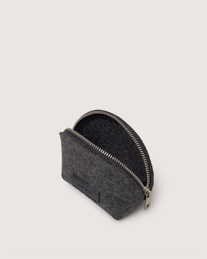 Graf Lantz - Pochi Merino Wool Small Pouch Charcoal