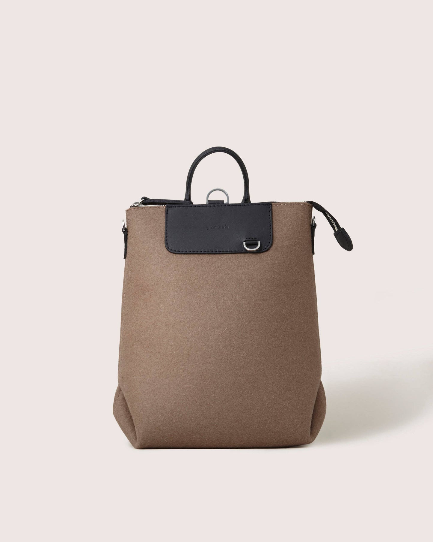 Bedford Merino Wool Midi Backpack - Cumin Black