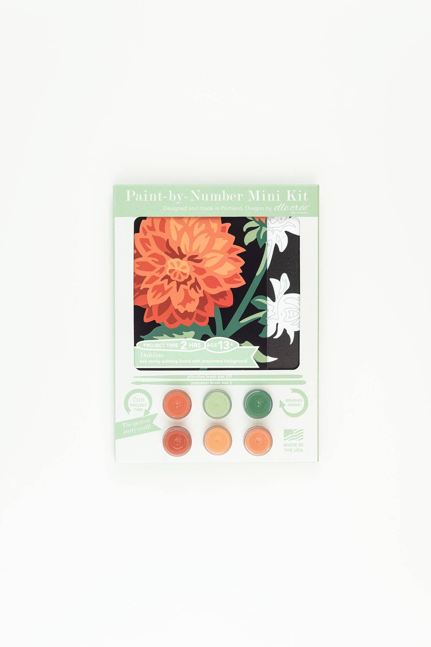 Dahlias MINI Paint-by-Number