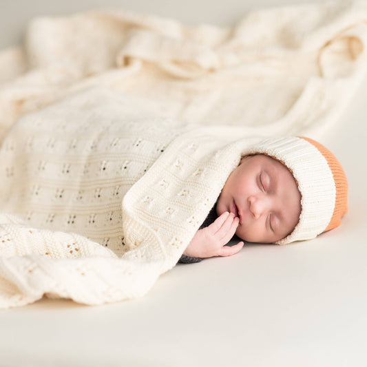 Biscuit- Organic Cotton Baby Blanket