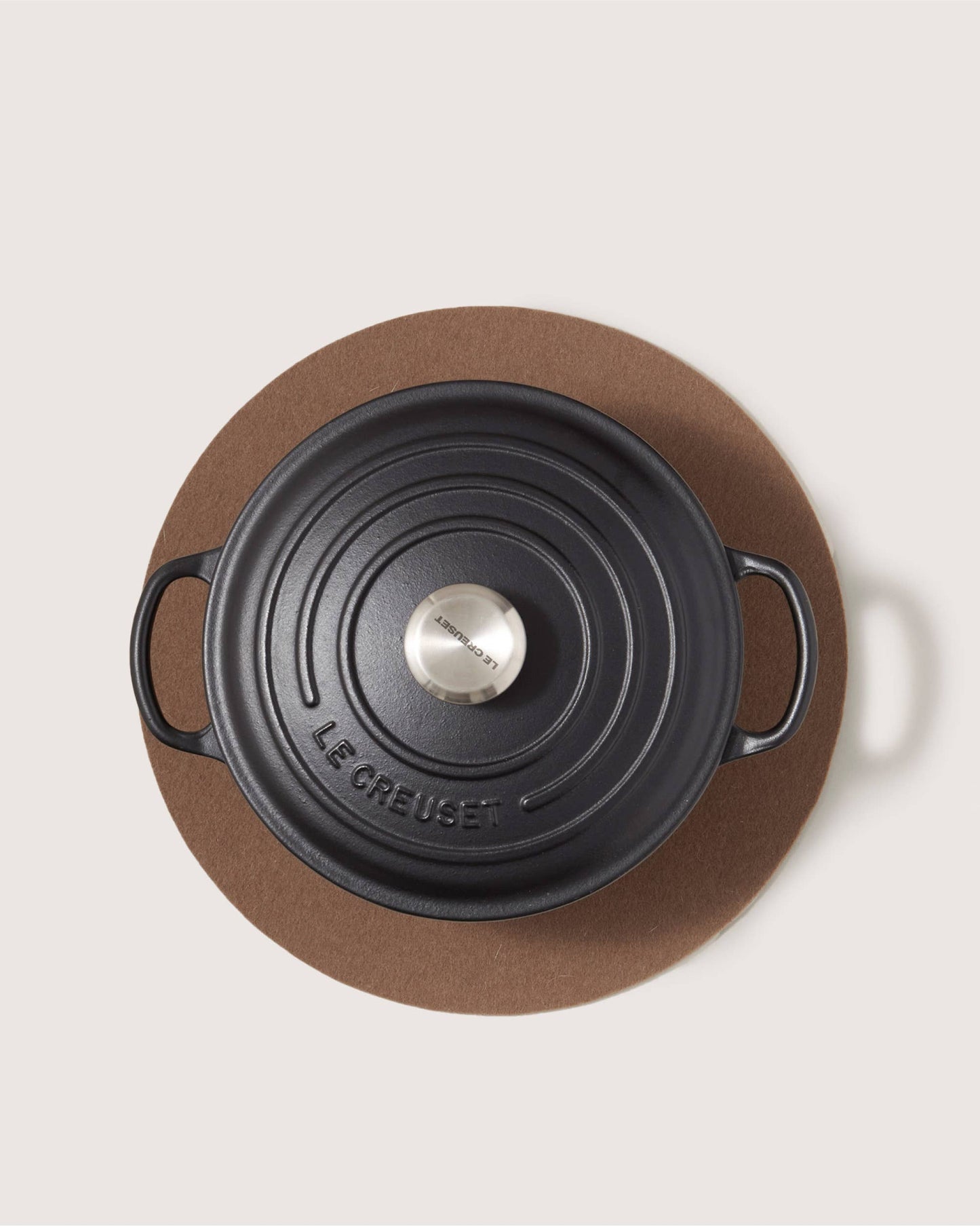 Merino Wool 12" Trivet - Cumin