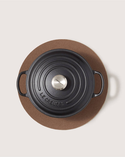 Merino Wool 12" Trivet - Cumin