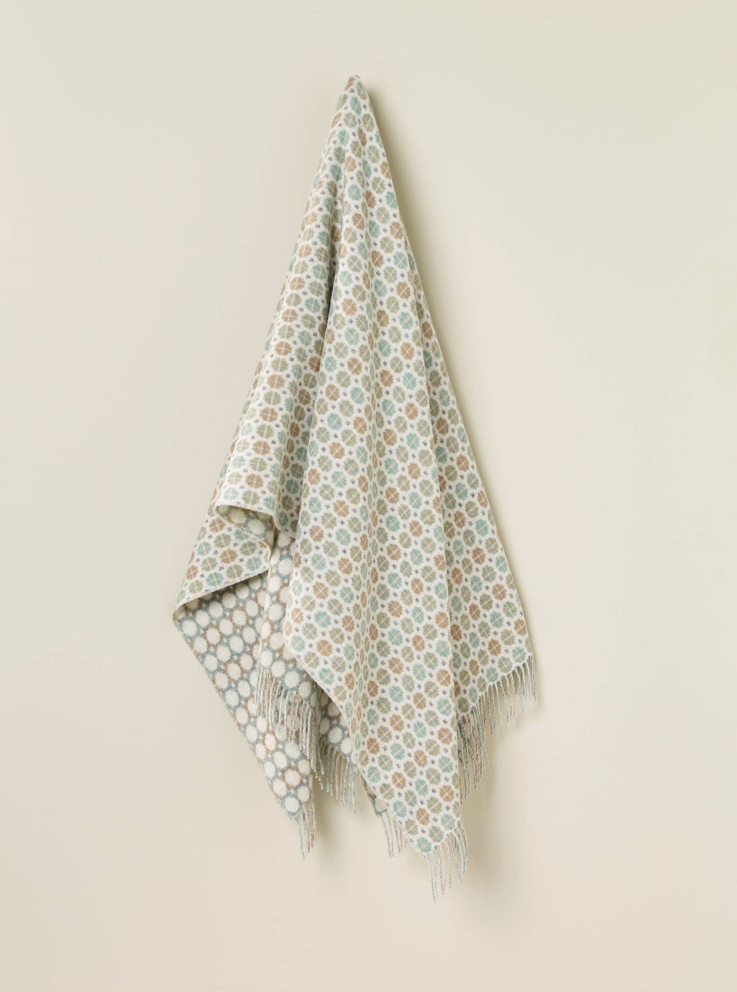 Gold Merino Lambswool Throw Made in England