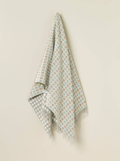 Gold Merino Lambswool Throw Made in England