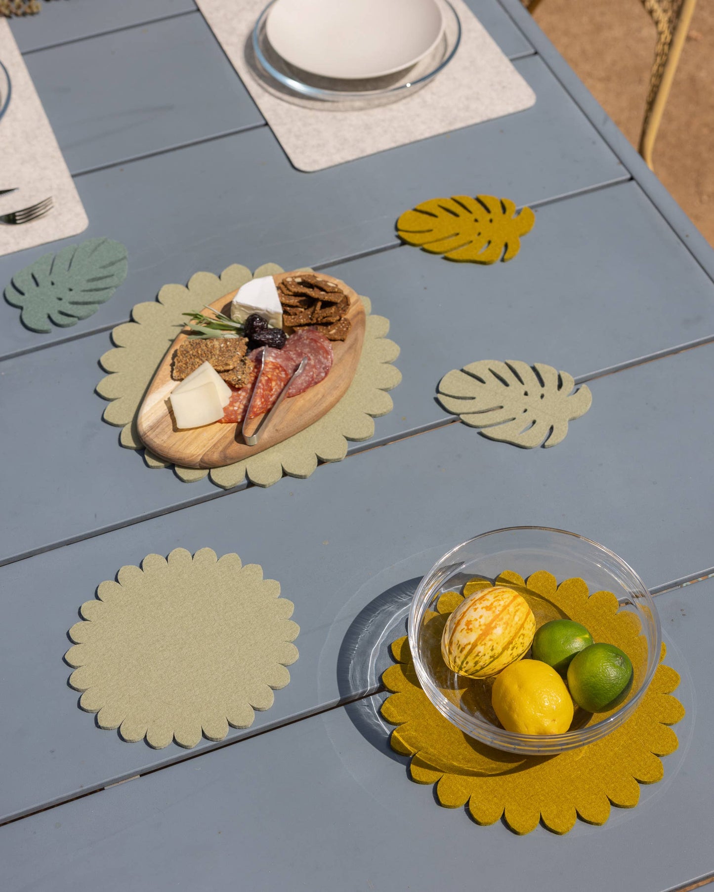 Crest Merino Wool 12" Trivet - Dew