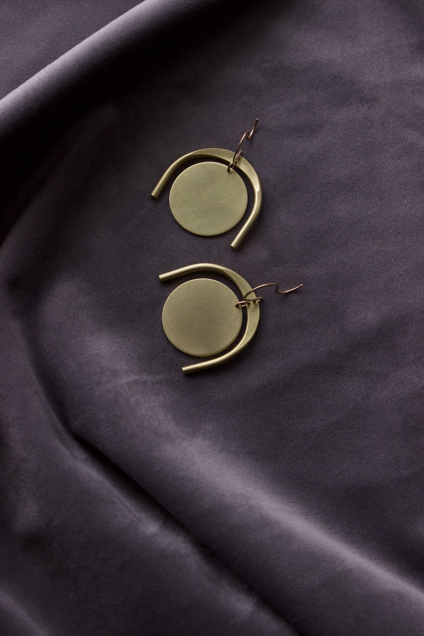 Large Thera Earrings Brass/GF EarWire