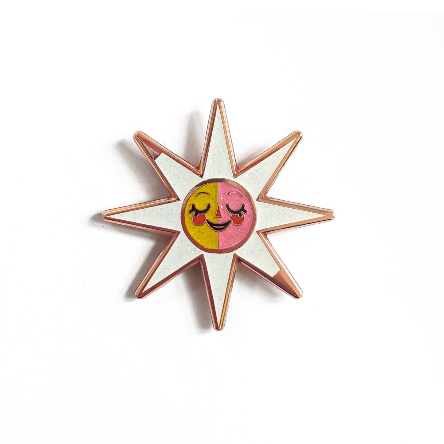 Rose Gold Sunshine Hard Enamel Pin