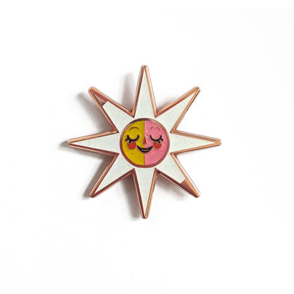 Rose Gold Sunshine Hard Enamel Pin