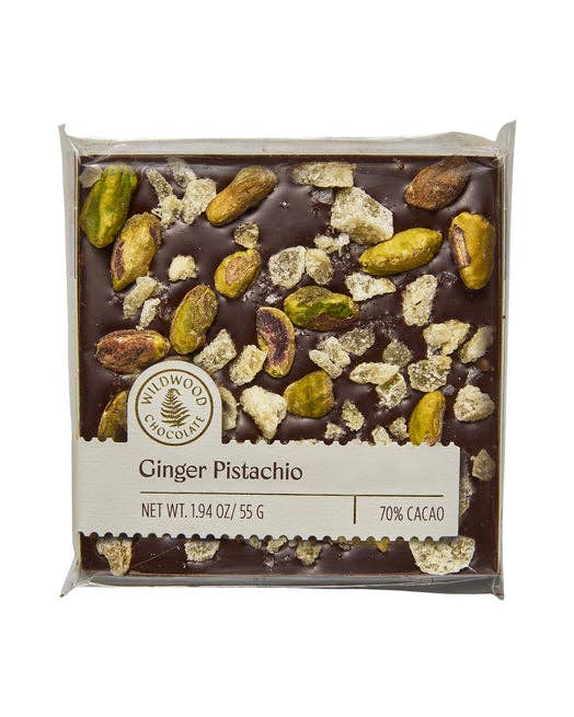 Ginger Pistachio Dark Chocolate
