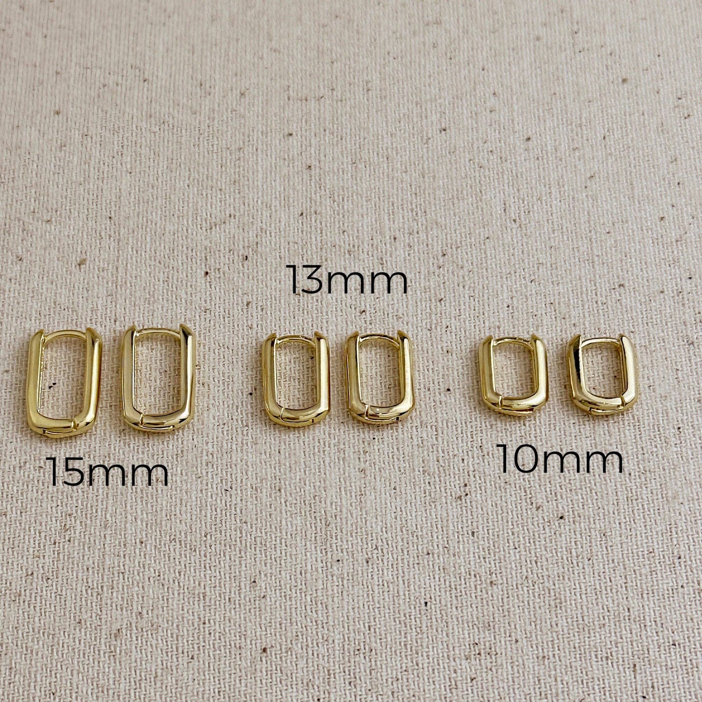 The Emma Huggies 18k GF