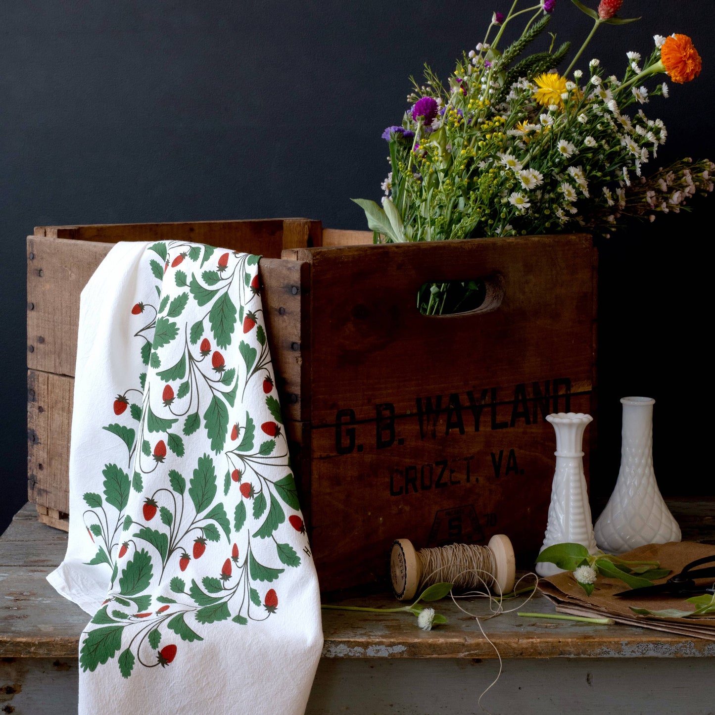 Strawberry Tea Towel