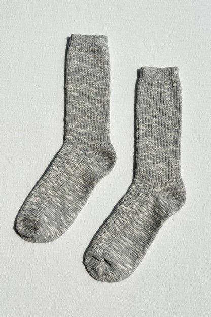 Cottage Socks: Ht.Grey