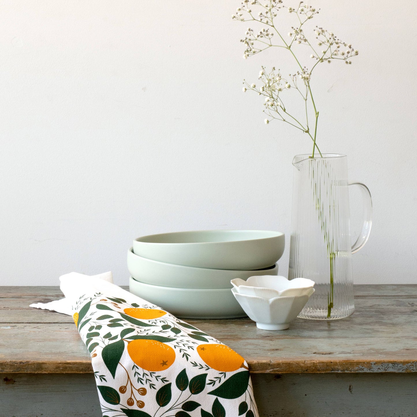 Oranges Tea Towel