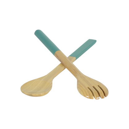 Bamboo Server Set: Dove Blue