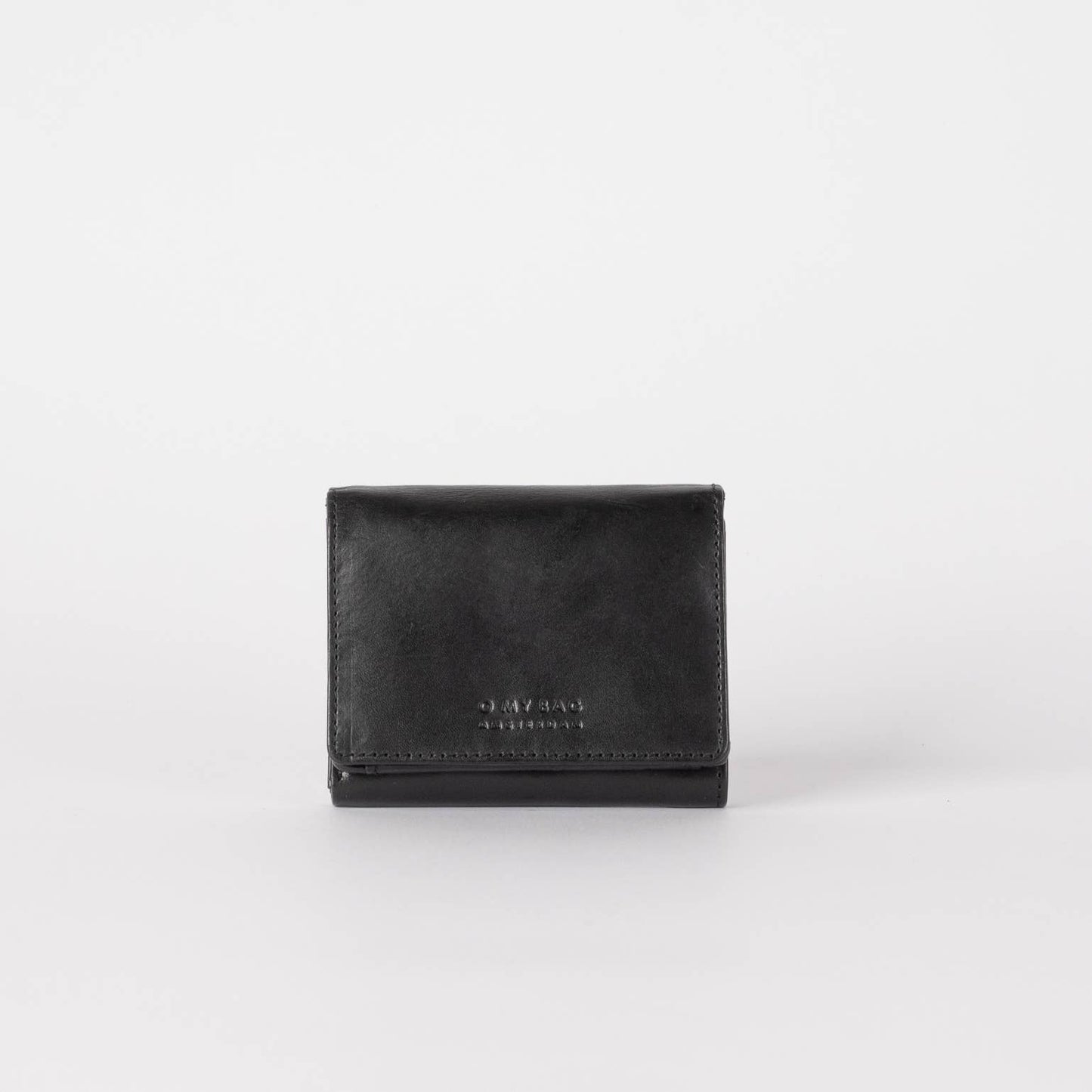 Ollie Wallet - Black Classic Leather