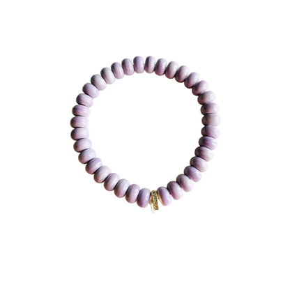 Market and King - Candy Stretch Bracelets: Matte Turquoise Imperial Jasper