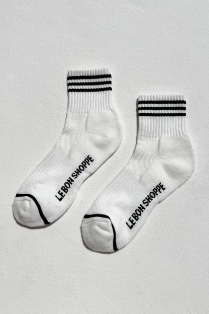 Girlfriend Socks: White