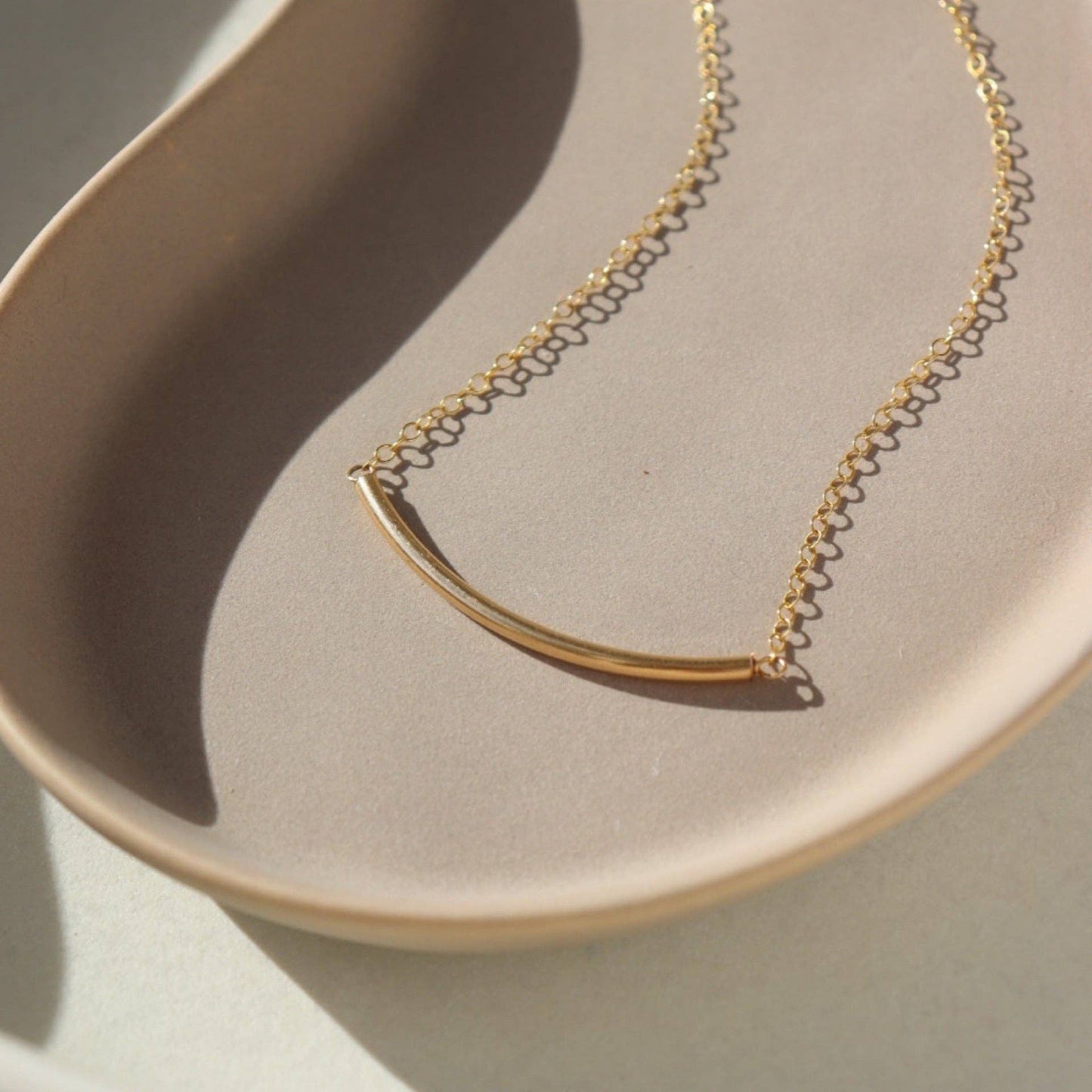 Minimal Necklace: 14k Gold Fill