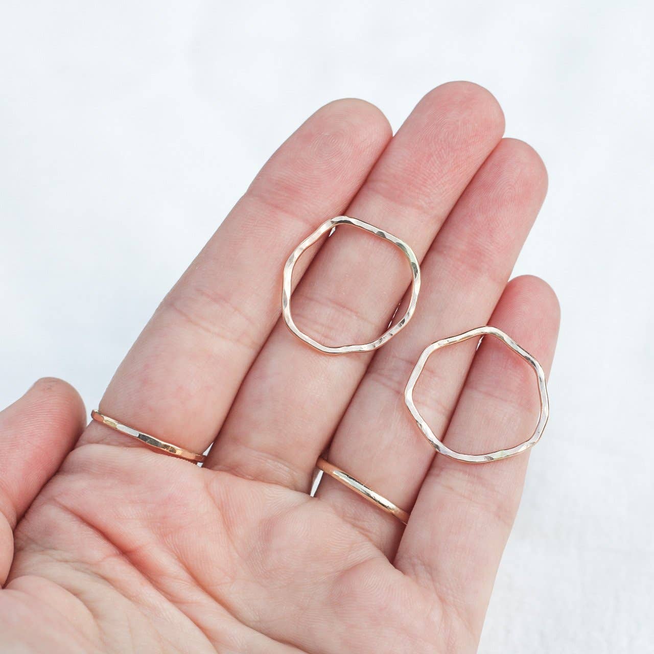 Organic Post Earrings